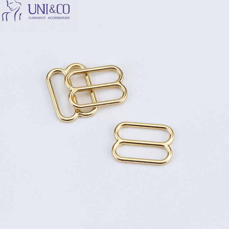 Zinc Alloy Bra Swimsuit Strap Adjuster Nickel Free Metal Hook Bra Adjusters
