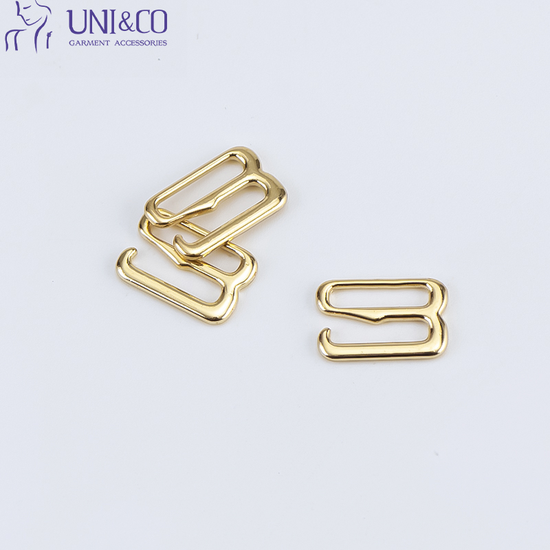 Zinc Alloy Bra Swimsuit Strap Adjuster Nickel Free Metal Hook Bra Adjusters