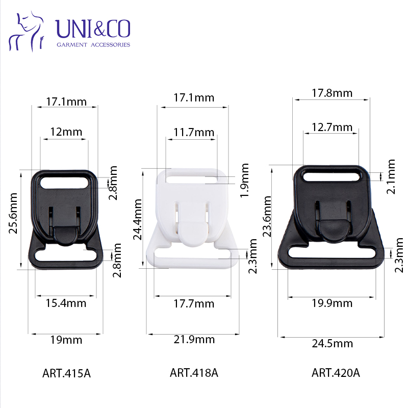 15mm 18mm 20mm Women's Underwear Lingerie Accessories Nursing Bra Plastic Buckle Mommy Buckle