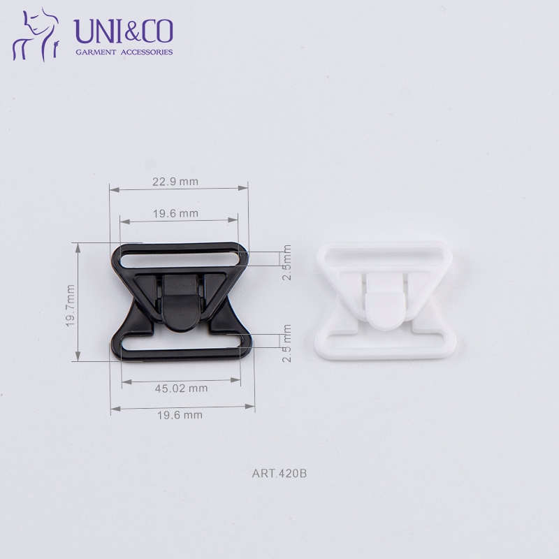 20mm Colorful Black and White Adjustable Breast Feeding Plastic Nursing Bra Maternity Clip Mommy Buckles