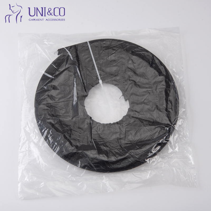 Wholesale Garment Accessory PP Plastic Bra Bone And Corset Fabric Covered Cotton Boning