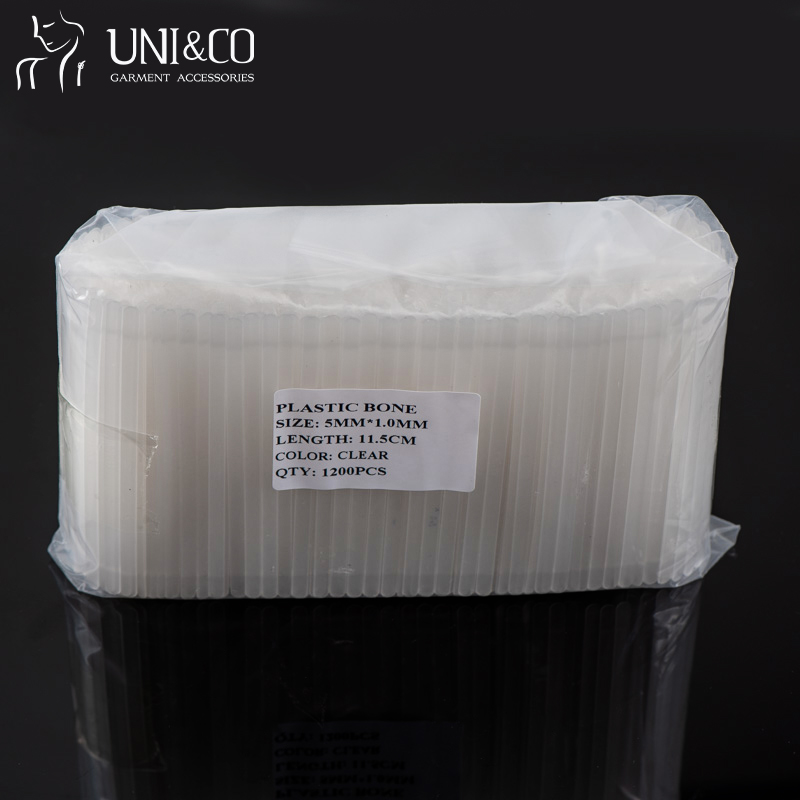 Two Thin Ends 5mm Width Bra Plastic Bone Underwear Accessories PP Clear Bra Bones