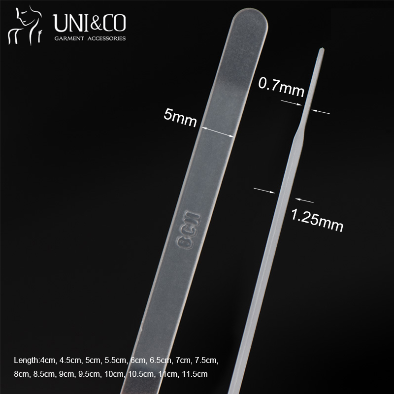 Two Thin Ends 5mm Width Bra Plastic Bone Underwear Accessories PP Clear Bra Bones