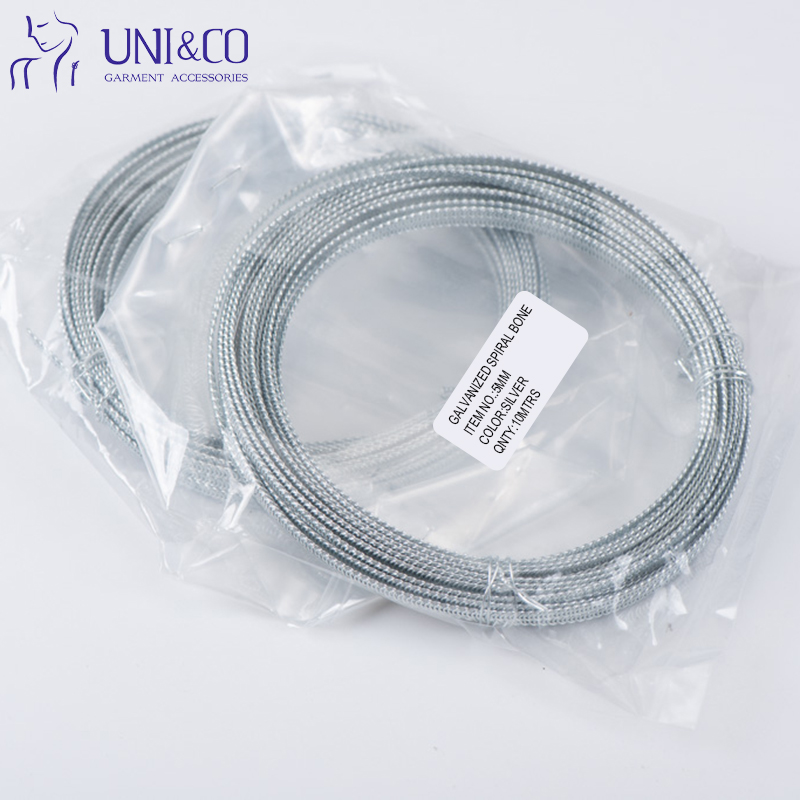 5 MM Galvanized Steel Corset Bone Bra Spiral Bones