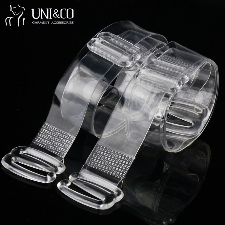 Plastic Silicone TPU Clear Transparent Elastic Bra Strap