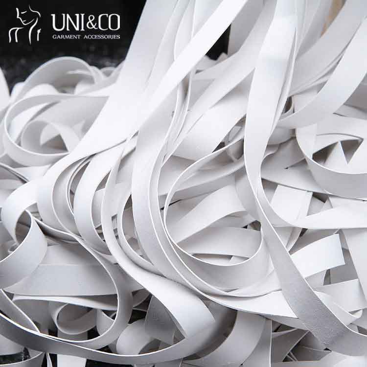 Pure White Latex Natural Rubber Band Oeko-tex Elastic Rubber Tape for Swimwear