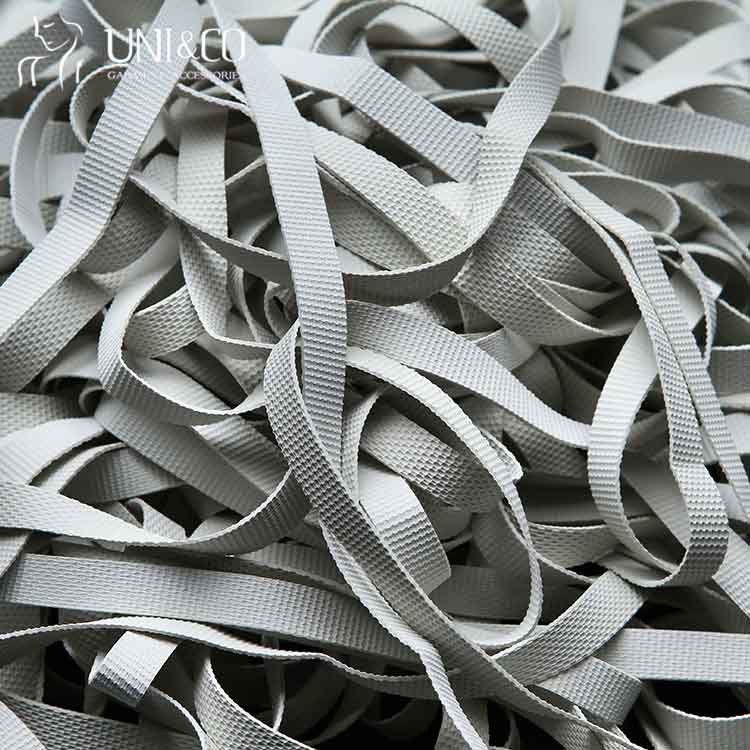 Textured Fashion Rubber Tape Elastic Stretch Cord In Chlorine Proof