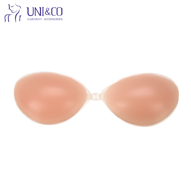 Confortable Self Adhesive Invisible Push Up Backless Silicone Strapless Sticky Bra
