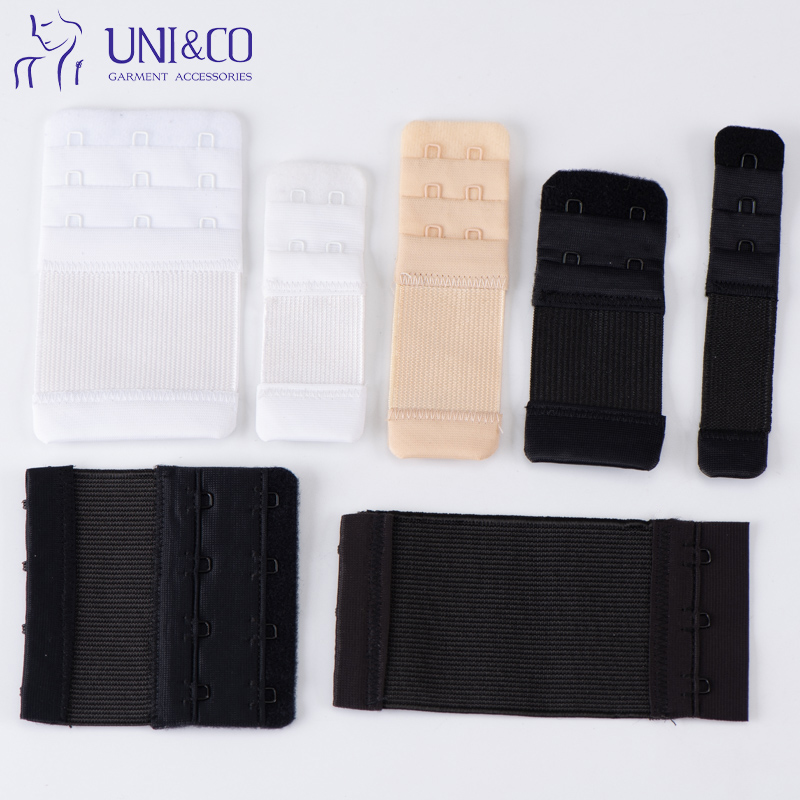 Womens Comfortable Bra Band Extenders Hook and Eye Tape Back Straps Extension