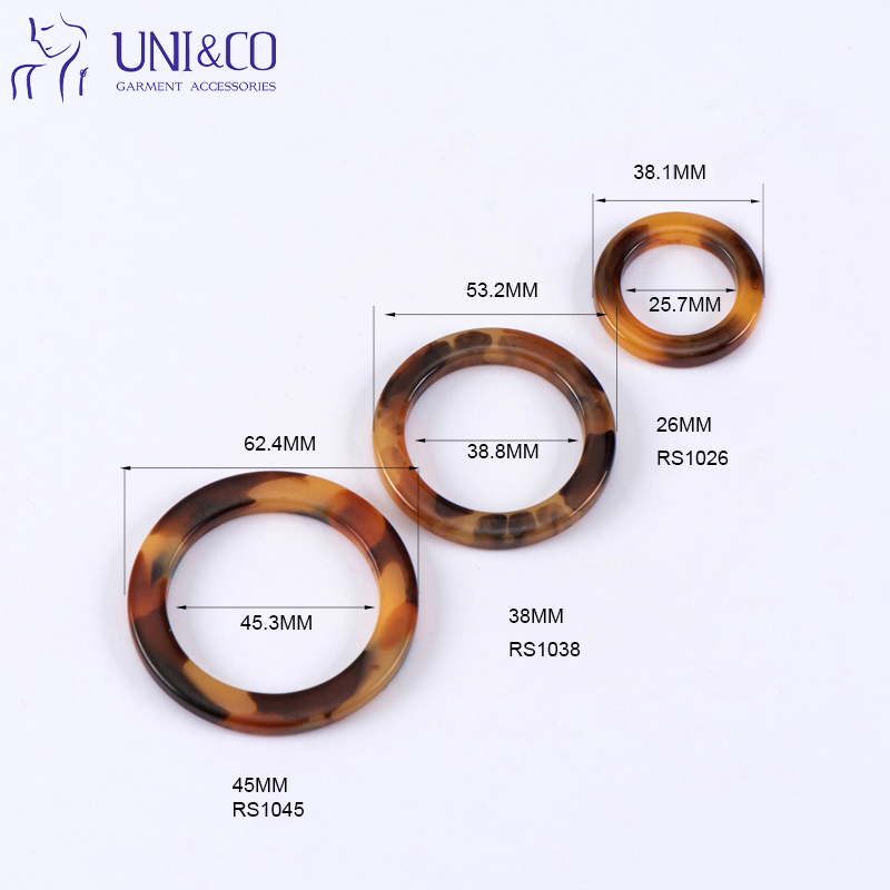 Resin Ring Swimsuit Connector Bikini Belt Buckle