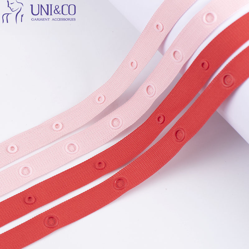 13 mm wide plastic  snap button tape for baby clothes