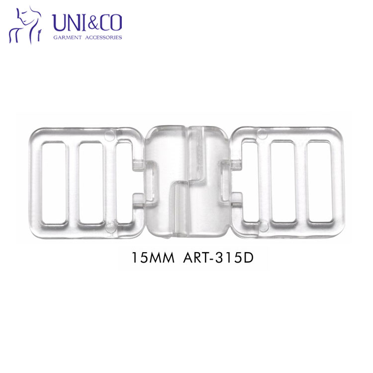 Transparent Bra Clasp Plastic Closure Connector Manufacturer