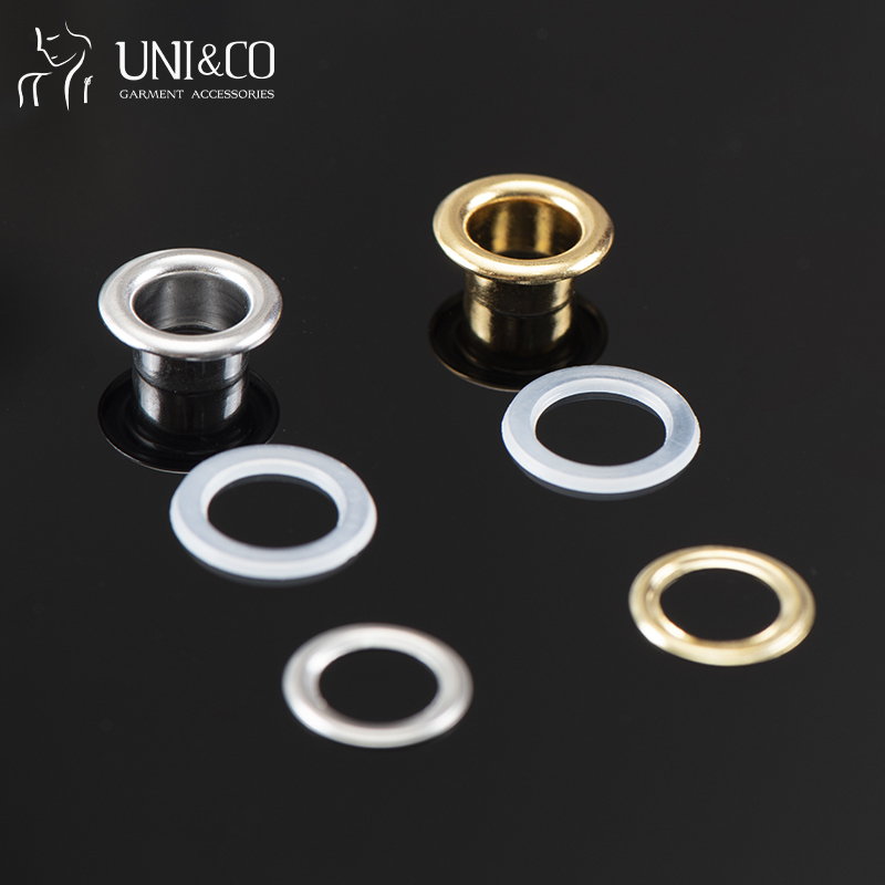 Wholesale Anti-Rust Copper/Steel garment eyelets curtain rings 6mm round Metal Edge Eyelet