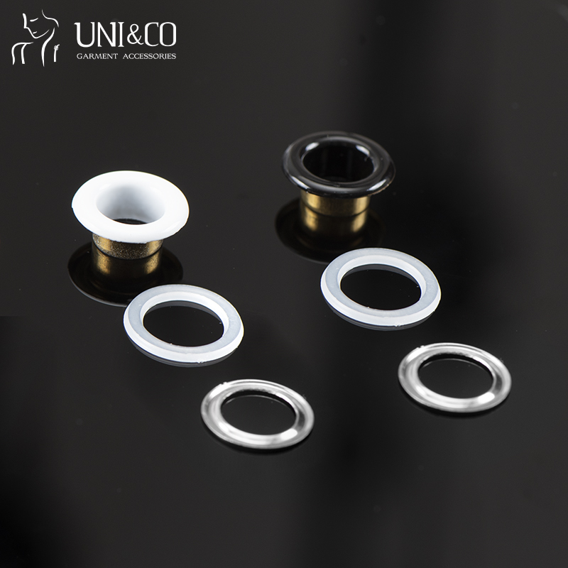 Wholesale Anti-Rust Copper/Steel garment eyelets curtain rings 6mm round Metal Edge Eyelet