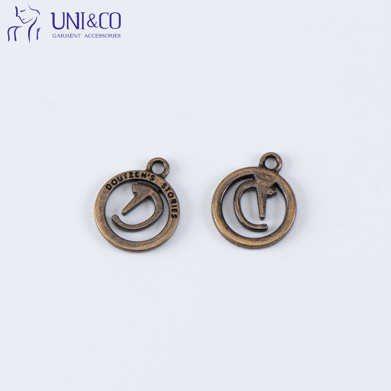 Bra Metal Custom Name Brand Tag Custom Oval Round Circular Rectangle Shape Metal Jewelry Tags For Cloth Bags
