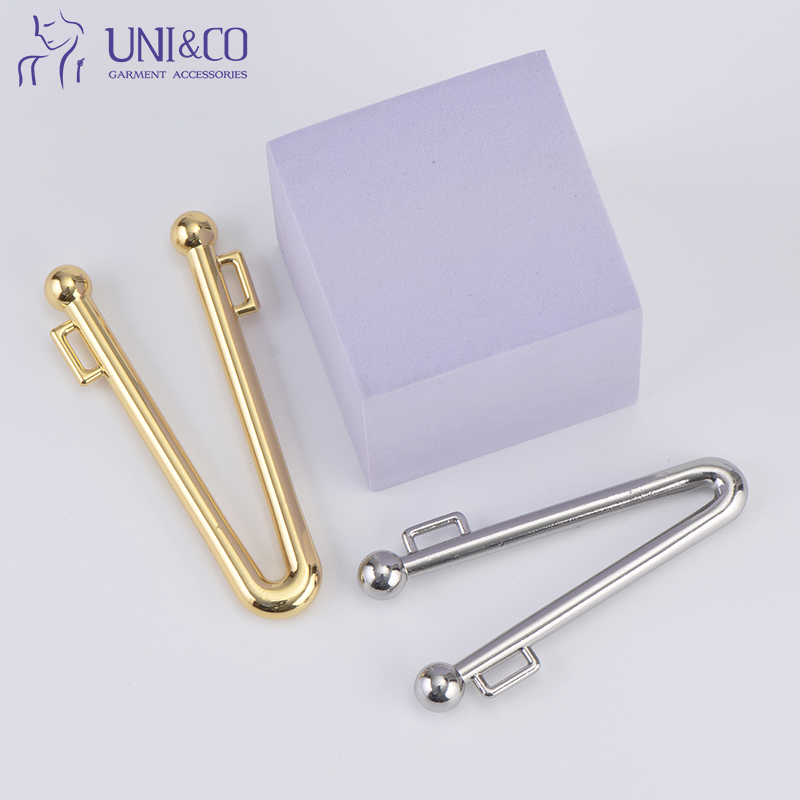 V Shaped Bikini Buckle Metal Front Clasp for Swimwear