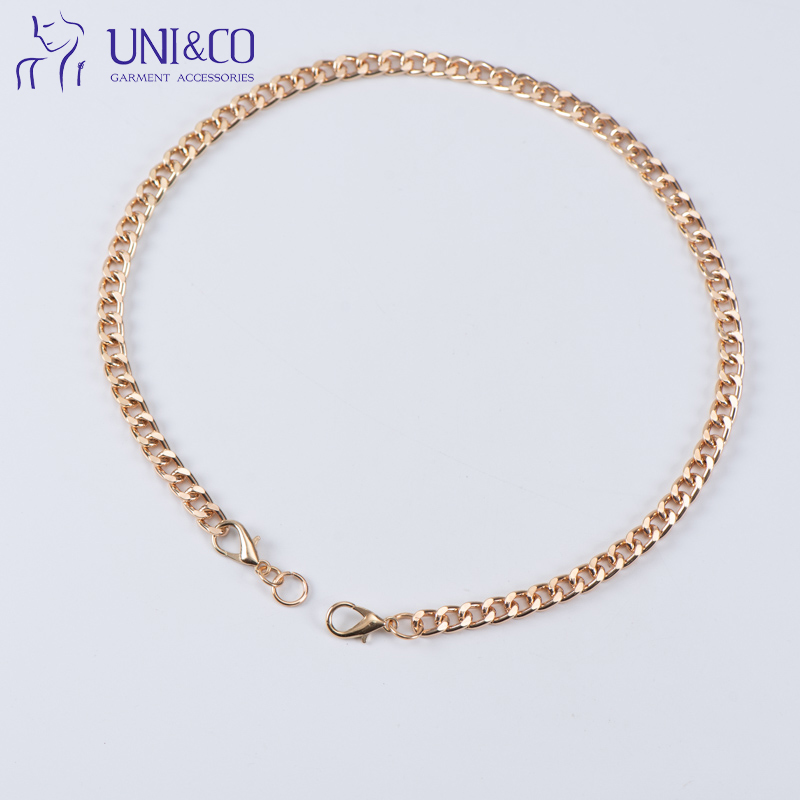 Gold Chains For Men Aluminum Handbag  Charm Chain Swimwear Accessories Metal