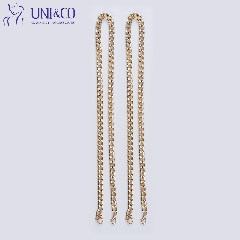 Gold Chains For Men Aluminum Handbag  Charm Chain Swimwear Accessories Metal