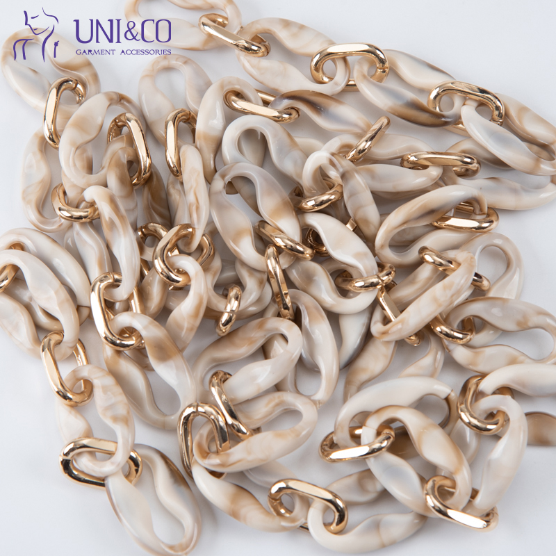 Acrylic Resin Metal Chain Swimwear Connector