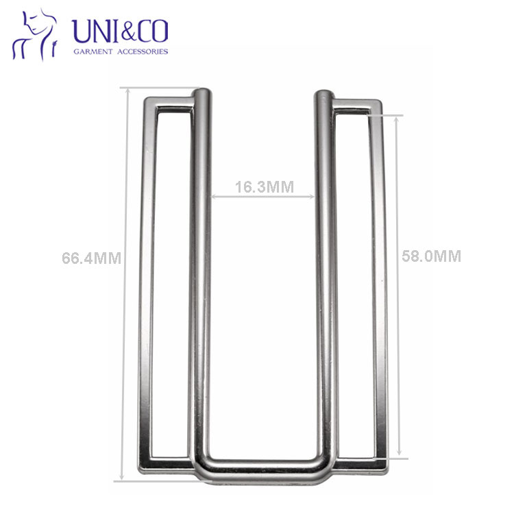 Beachwear Decorative Water Proof Metal U Shaped Buckle for Swimwear