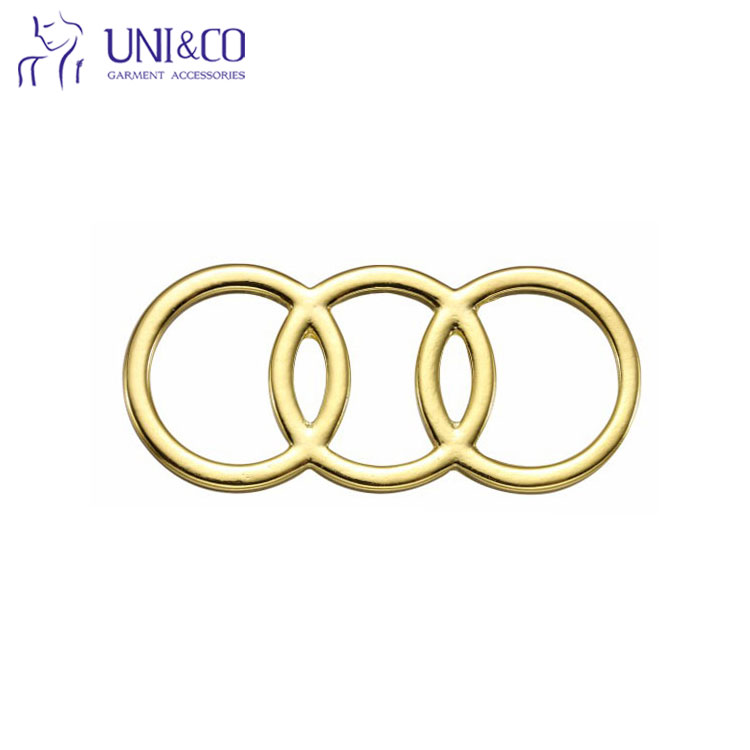 Chlorine Resistance Metal Chain Gold Bikini Connectors