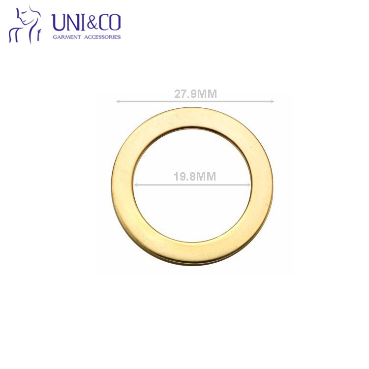 Ring Buckle Style Metal Bikini Connector for Swimwear Accessories