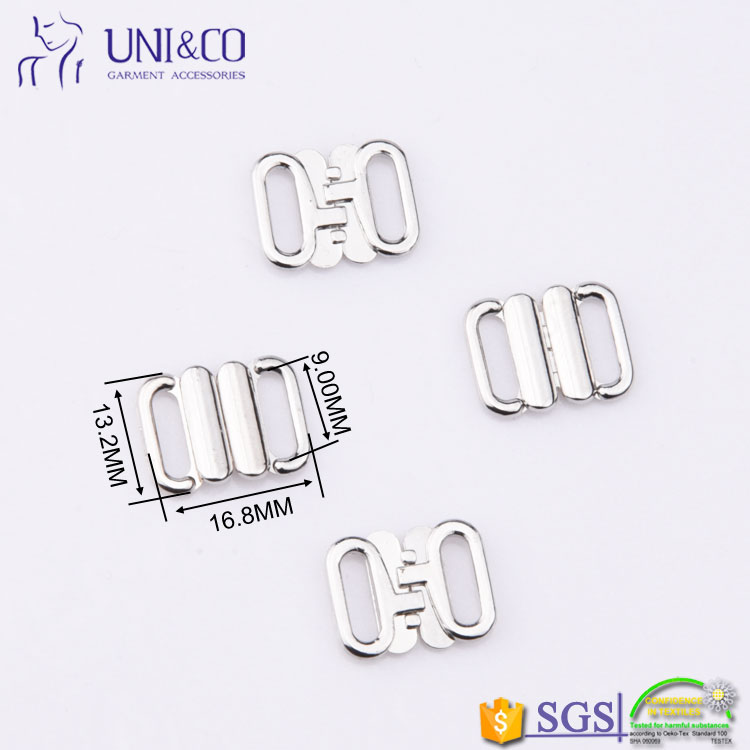 10MM Alloy Metal Buckle For Swimwear Bikini Clasp Supply