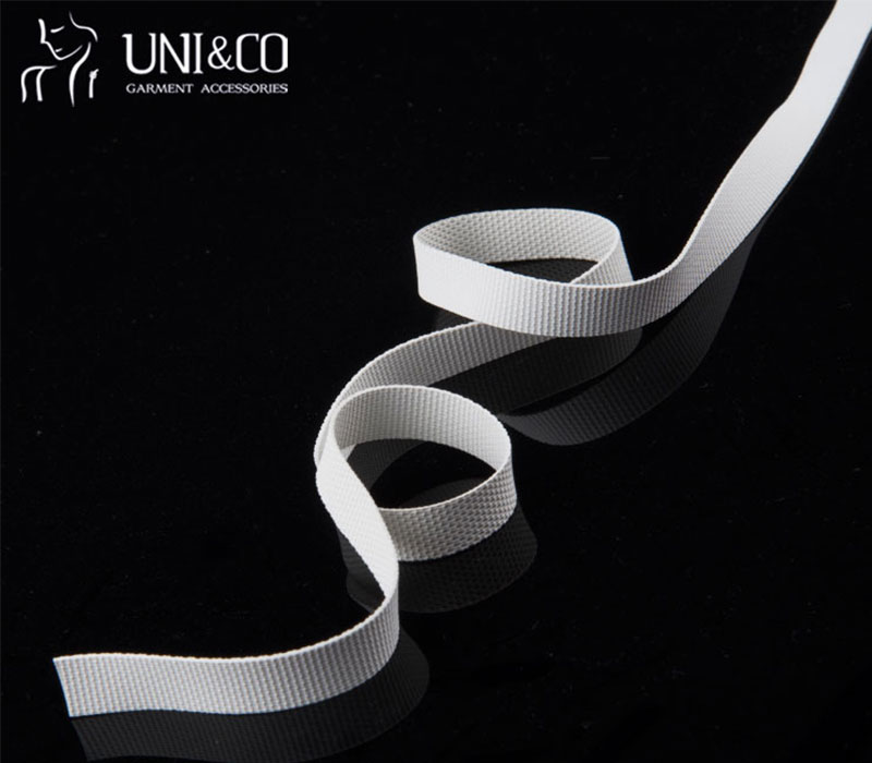 High Elasticity Black Bikini Natural Latex Rubber Elastic Tape For Swimwear